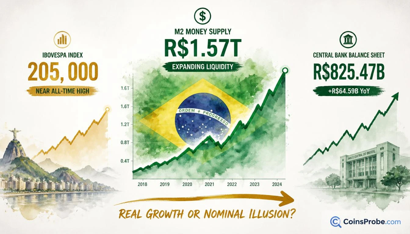 Brazil M2 Hits R$1.57T — What Monetary Expansion Means for Markets