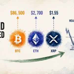 BTC, ETH, XRP Rebound Targets: $86,500, $2,700, and $1.55 in Focus