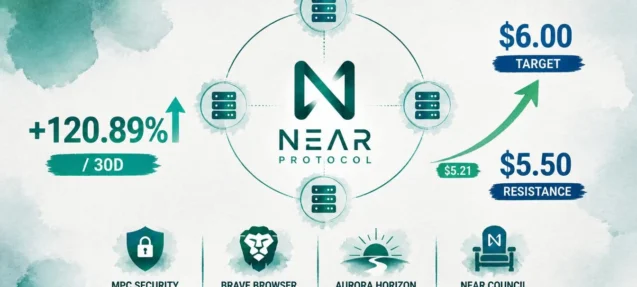 Why Is NEAR Up 10%? Four Protocol Catalysts Behind the 30-Day 120% Rally