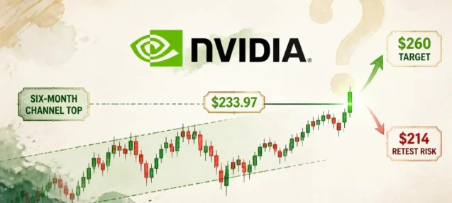 NVDA Hits All-Time High at $237.88 — Fakeout or Breakout at Channel Top?