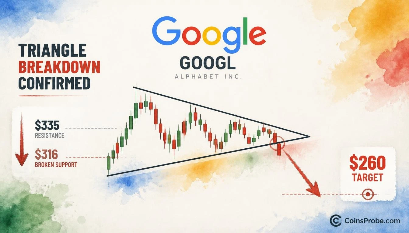 GOOGL Breaks Symmetrical Triangle — $260 Target Confirmed After Q3 Miss
