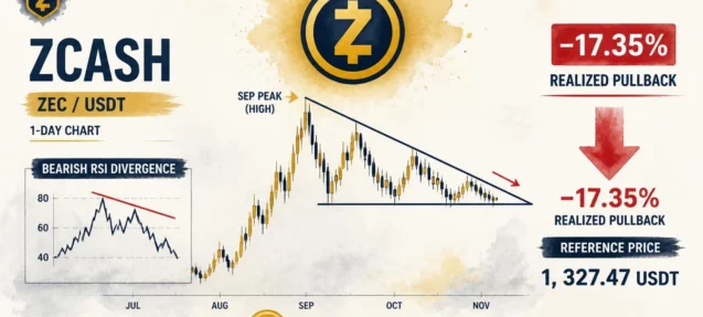 ZEC Pullback Hits the Predicted −17.35% Zone — Analyst Says ‘So Far So Good’