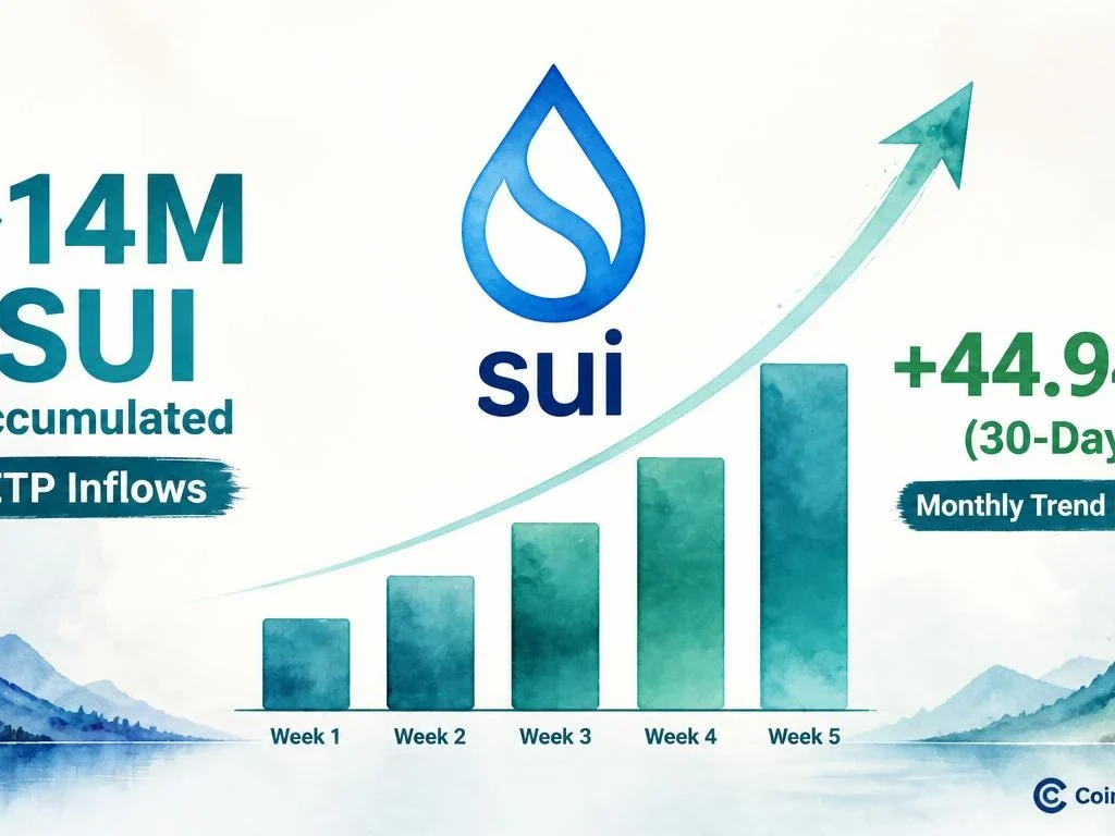 SUI ETF Inflows: Five Weeks of Demand — What the Data Actually Shows