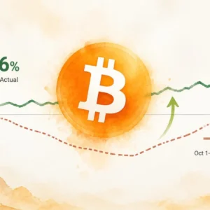 Bitcoin Holds Through October’s Weakest Three Days — Up 1.86% Where History Averages -0.66%