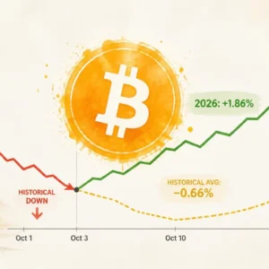 Bitcoin Beats October’s Weakest Stretch — Up 1.86% Where History Drops 0.66%