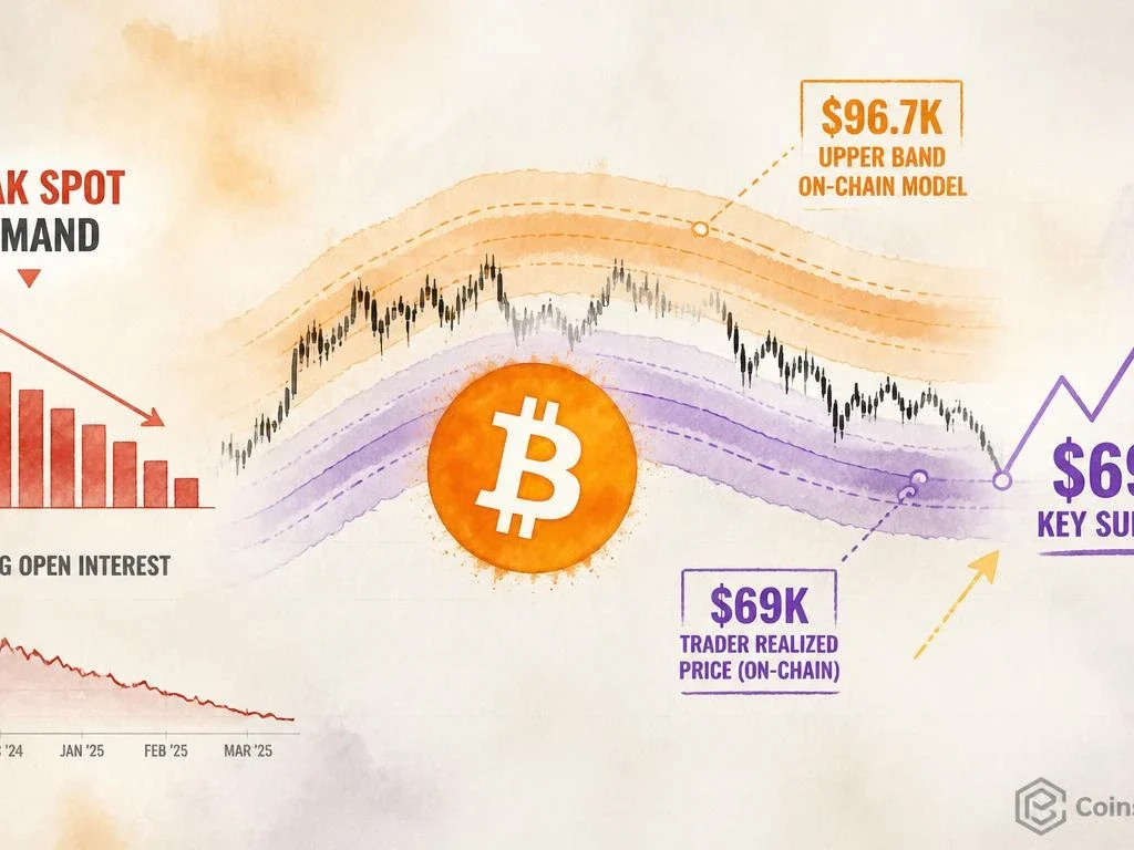 Bitcoin Spot Demand Weakens — $69K Identified as Key Support in Correction