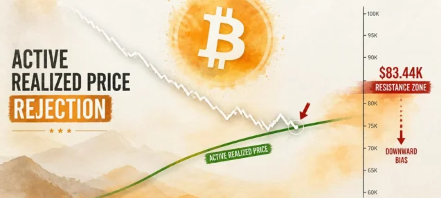 Bitcoin Fails to Hold the Active Realized Price — What That Means