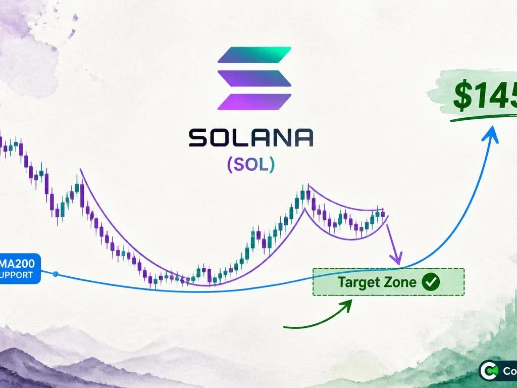 SOL Reaches the Target Zone — Cup-and-Handle Sets Up Bounce to $145