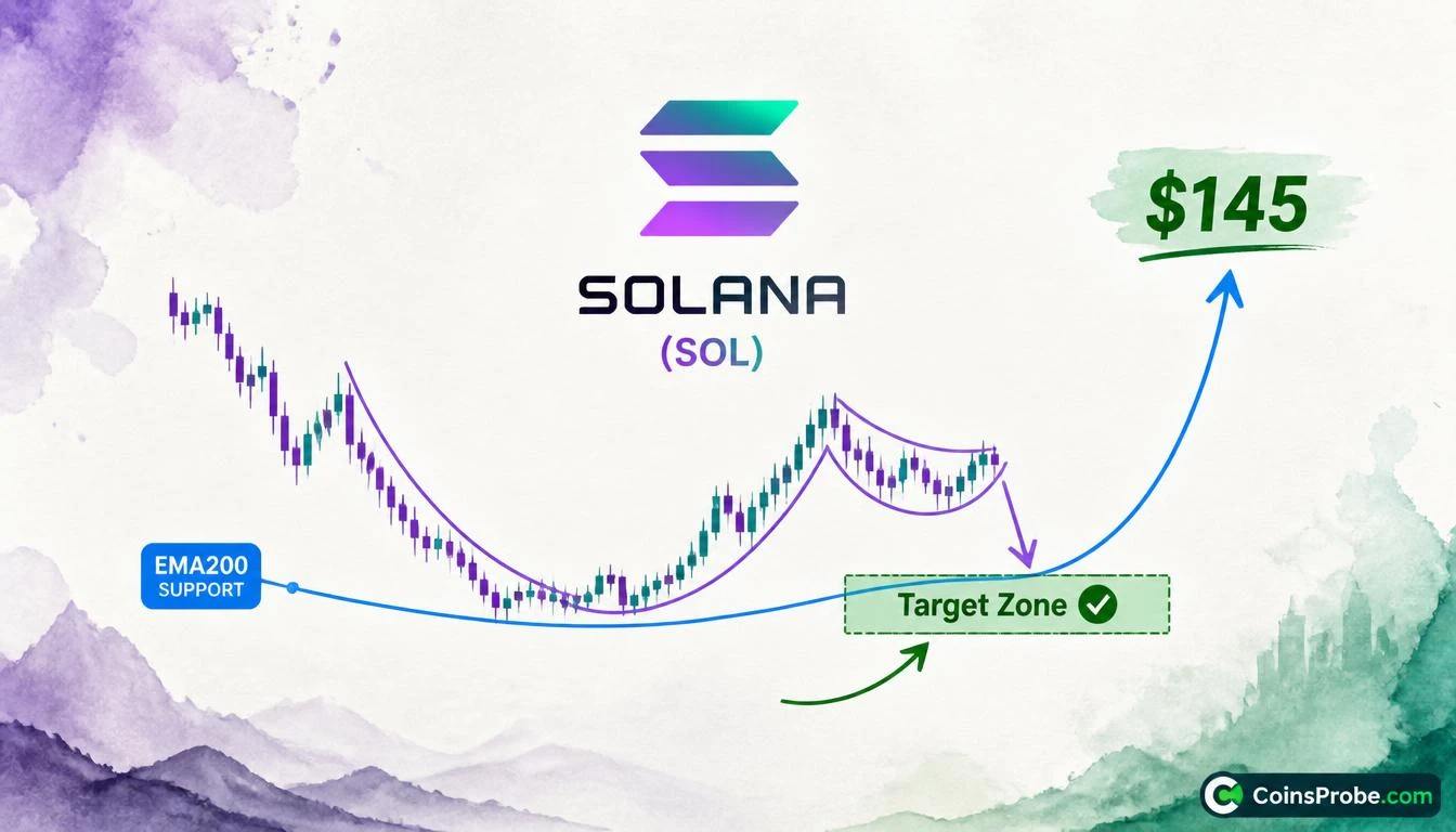 SOL Reaches the Target Zone — Cup-and-Handle Sets Up Bounce to $145