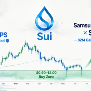 SUI Dips Below $1 Twice — $0.90–$1.00 Is the Buy Zone With 40.6M TPS Record
