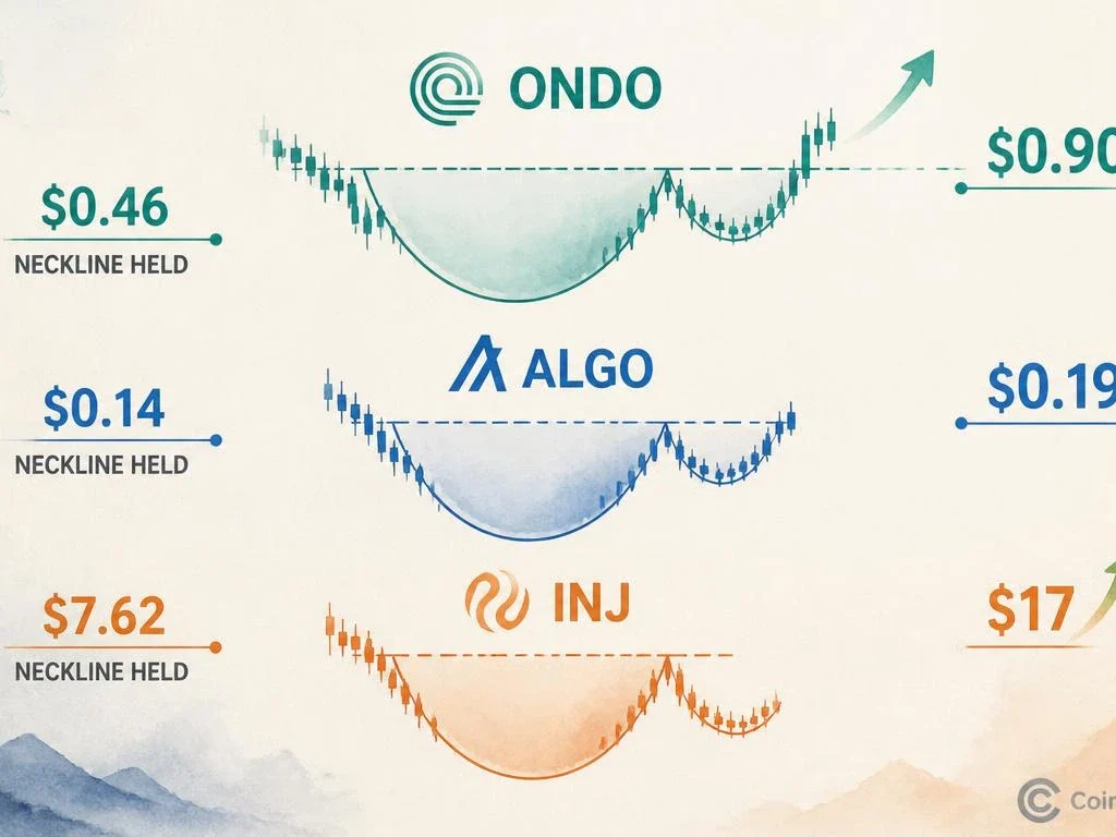 ONDO, ALGO, and INJ: Three RWA Altcoins Flagging Breakout Setups