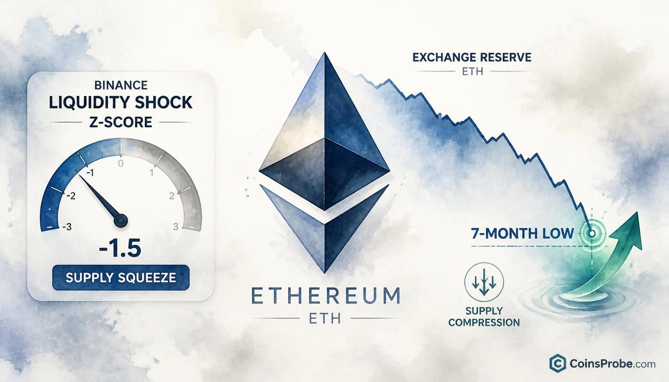 ETH Liquidity on Binance Hits a 7-Month Low — A Supply Shock Building?