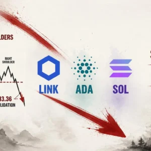 LINK, ADA, and SOL Flash Bearish Setups — Analyst Flags Downside Targets