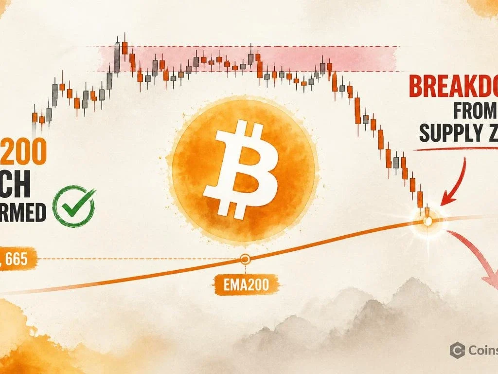 Bitcoin Hits the EMA200 — Analyst's Predicted Target Reached at $77,676