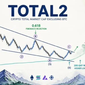 TOTAL2 Falling Wedge Breakout — Relief Rally, Then Final C-Wave by Mid-November
