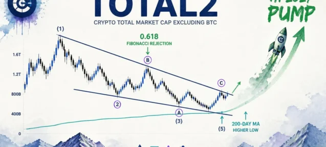 TOTAL2 Falling Wedge Breakout — Relief Rally, Then Final C-Wave by Mid-November
