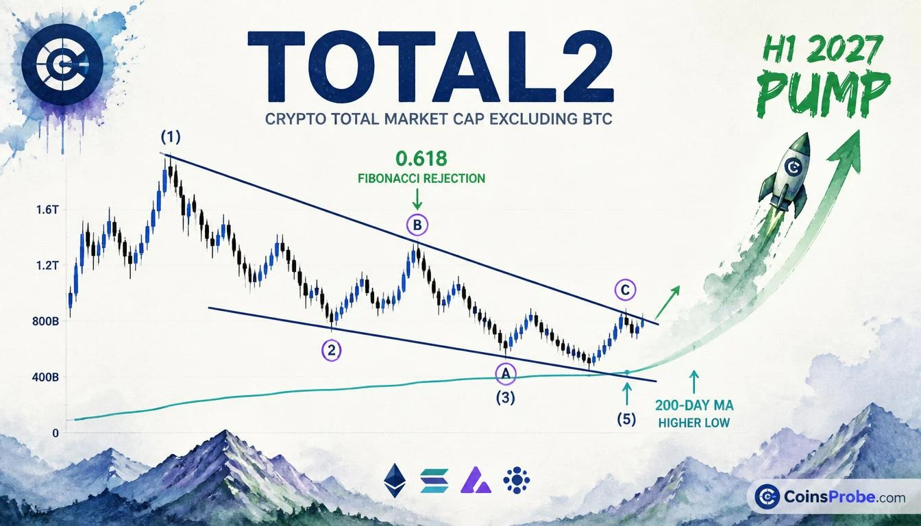 TOTAL2 Falling Wedge Breakout — Relief Rally, Then Final C-Wave by Mid-November