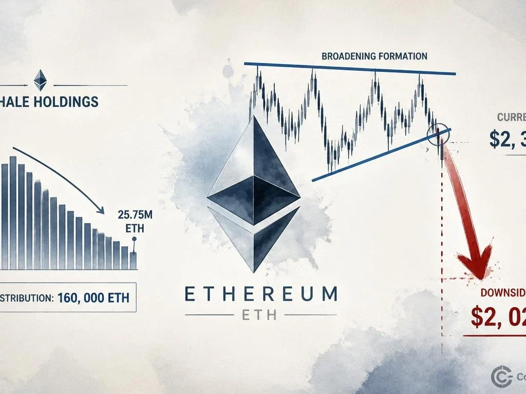 Why Is ETH Falling? Three On-Chain Signals Point to $2,000