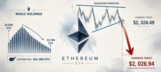 Why Is ETH Falling? Three On-Chain Signals Point to $2,000