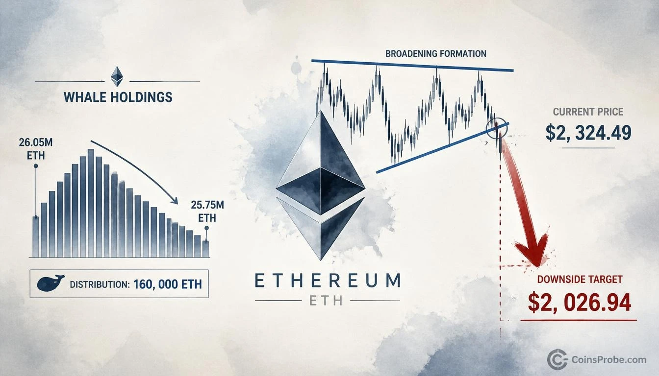 Why Is ETH Falling? Three On-Chain Signals Point to $2,000