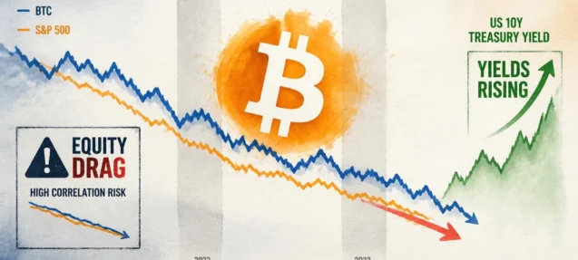 Is Bitcoin Heading for Another Correction? Equity Correlation Returns