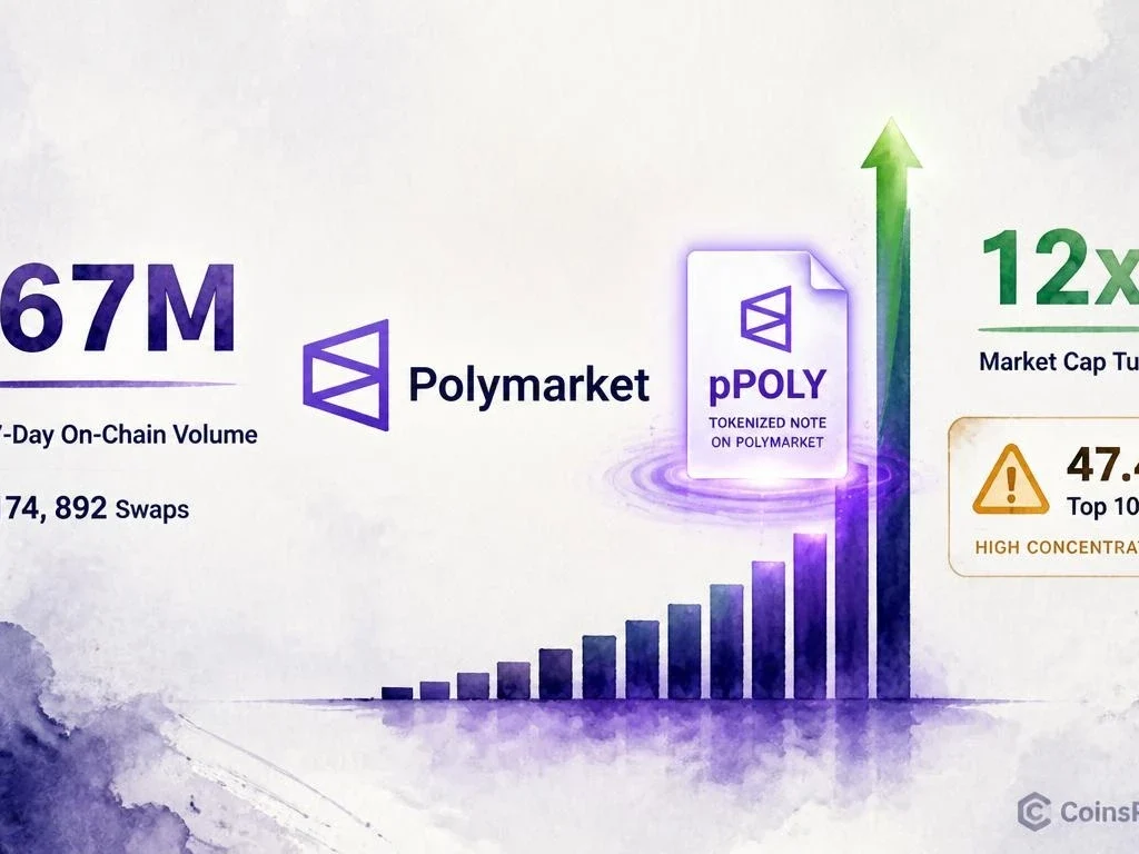 pPOLY: Polymarket's Tokenized Pre-IPO Note Trades 12x Market Cap in 7 Days