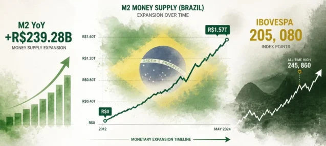 Brazil Votes Today — 20 Years of M2 and Ibovespa Reveal What Comes Next
