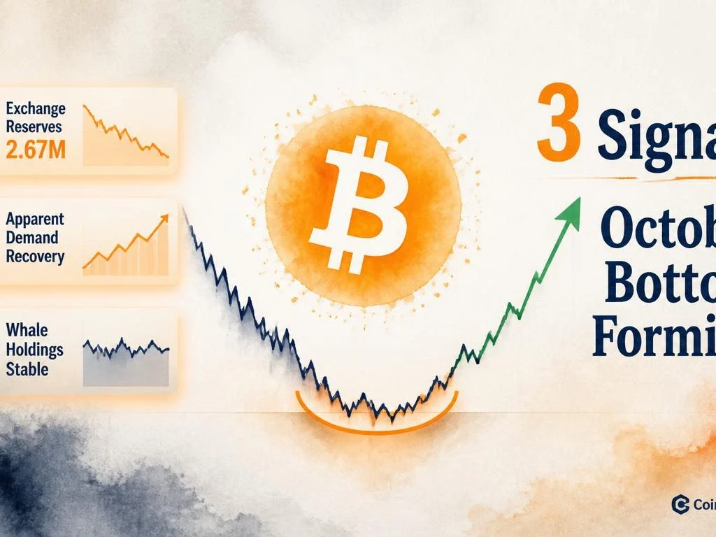 Bitcoin Shows October Bottom Signs as U.S. Midterms Approach: CryptoQuant