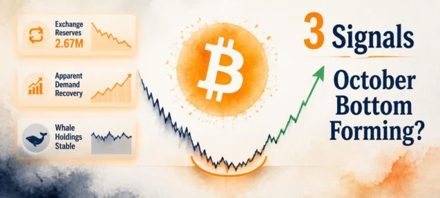 Bitcoin Shows October Bottom Signs as U.S. Midterms Approach: CryptoQuant