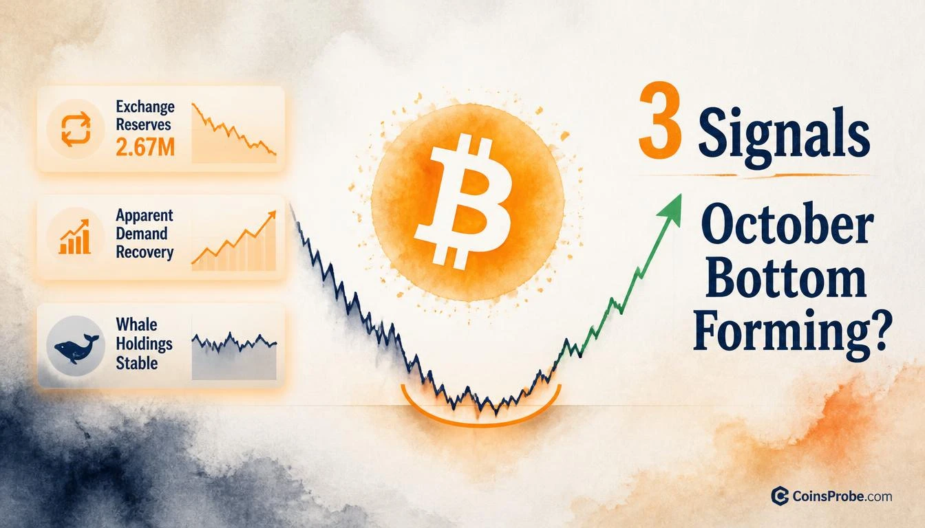 Bitcoin Shows October Bottom Signs as U.S. Midterms Approach: CryptoQuant