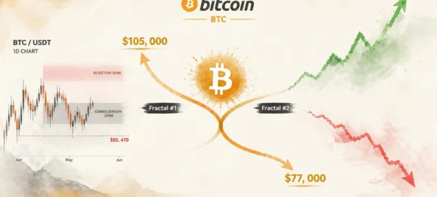 Bitcoin at $82,713 — Fractal #1 or #2? Two Paths Mapped