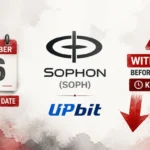 Upbit to Delist Sophon (SOPH) — Trading Ends November 16, 2026