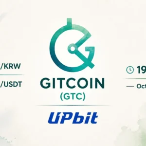 Gitcoin (GTC) Lists on Upbit — KRW and USDT Markets Open October 12