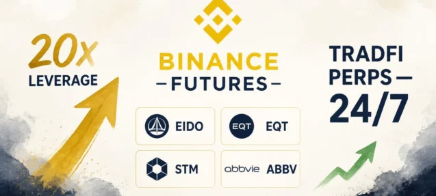 Binance Futures Lists EIDO, EQT, STM, and ABBV TradFi Perps at Up to 20x Leverage