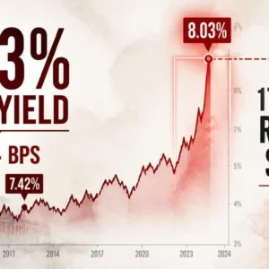 US High-Yield Bond Yields Hit 8.03% — Largest 5-Week Surge in 17 Years