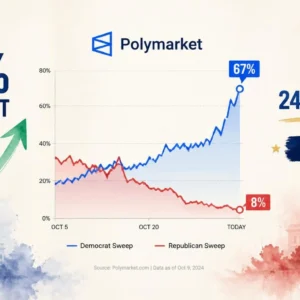 Democrat 2026 Midterm Sweep Odds Hit Record 67% on Polymarket