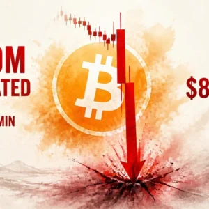 Bitcoin Drops $2,000 in 20 Minutes as $400M in Longs Are Liquidated