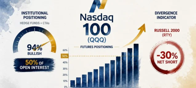 Nasdaq Futures Long Positioning Hits 50% of Open Interest — Highest Since 2017