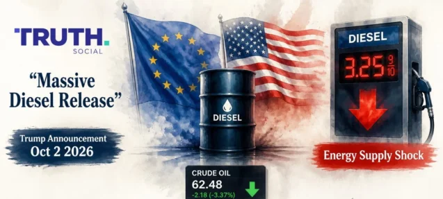 Trump: Europe Agrees to Release ‘Massive Amount’ of Diesel Oil Immediately