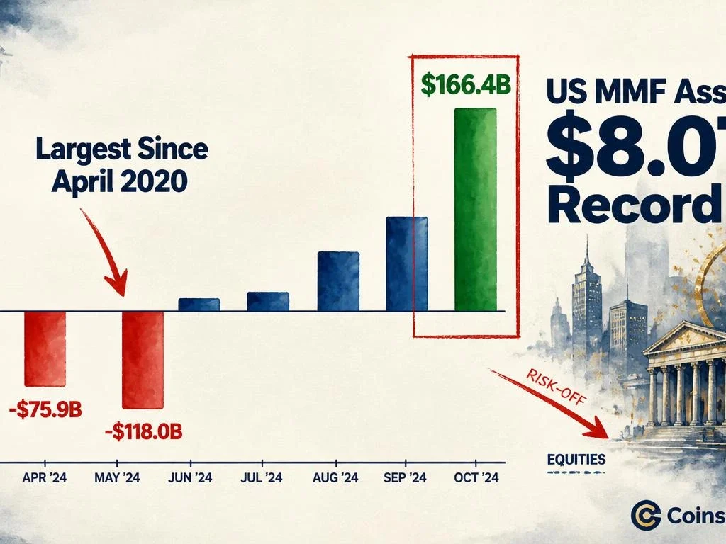 Global Money Market Funds Pull In $166.4B in One Week — Largest Since April 2020