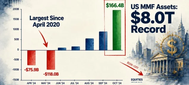Global Money Market Funds Pull In $166.4B in One Week — Largest Since April 2020