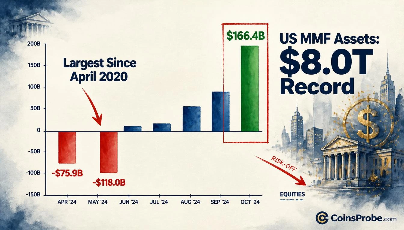 Global Money Market Funds Pull In $166.4B in One Week — Largest Since April 2020