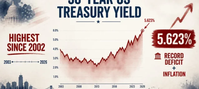US 30-Year Bond Yield Hits Highest Since 2002 Amid Record Deficit Spending