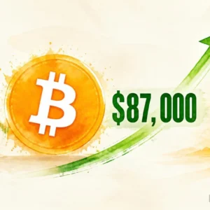 Bitcoin Hits $87,000 — BTC Surges 3.87% in 24 Hours