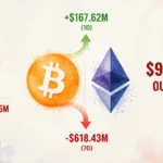 Bitcoin ETFs Log $167M Daily Inflow While Weekly Outflows Hit $618M