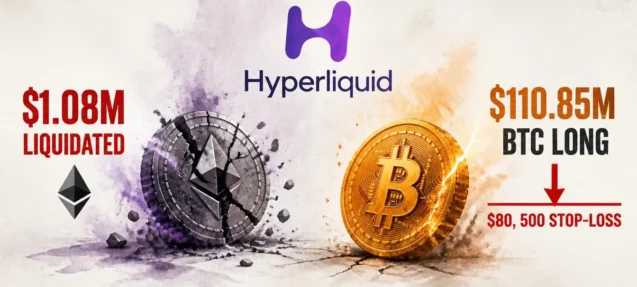 Hyperliquid Gambler’s ETH Long Liquidated for $1.08M — $110.85M BTC Bet Remains