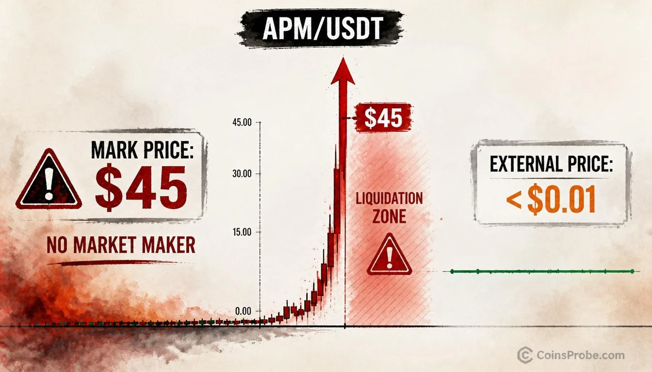 APM/USDT Pumped from $0.01 to $45 on Aster DEX — Traders Liquidated Despite 5x Margin