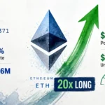 Smart Trader 0x2371 Opens $29.88M 20x ETH Long With 100% Win Rate