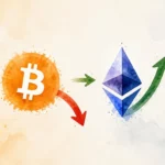 Whale Dumps 1,917 BTC for $159M to Buy 64,545 ETH in 11-Day Rotation