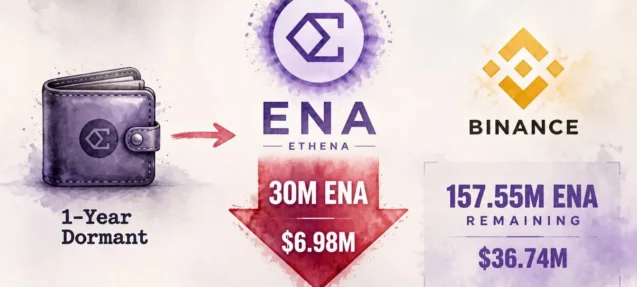 ENA Whale Breaks 1-Year Silence, Sends $6.98M to Binance — Still Holds $36.74M